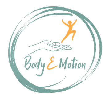 Logo Body E Motion vert sauge et orange